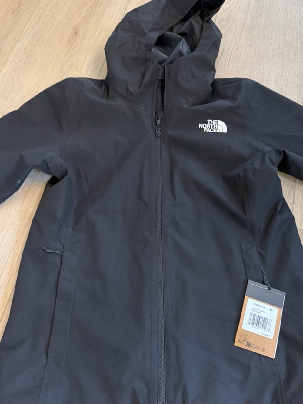 The North Face Women’s Black Hooded Raincoat